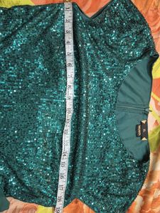 Emerald Sequin Party Dress
