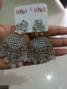 White Earrings