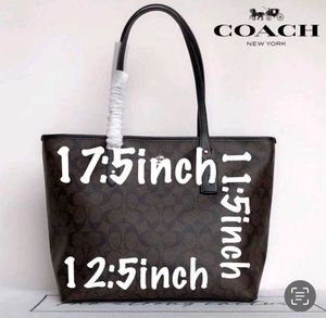COACH BIG SIZE SIGNATURE TOTE BAG @SALE