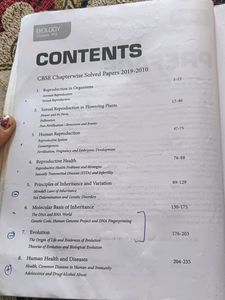 Class 12 Biology Arihant Sample Paper