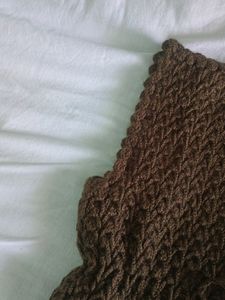 Dark Olive Colour Handmade Sweater ✨