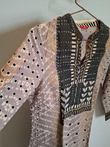 W Kurta Plazo Set