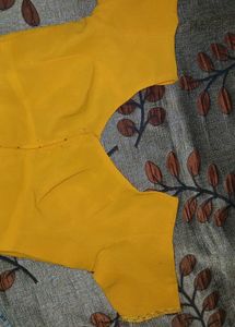 yellow color blouse