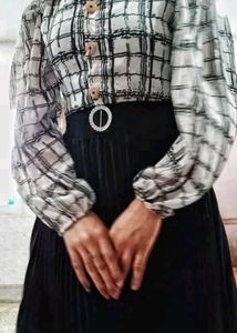 Checkered Long Maxi