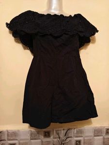 BOGO🎁Buy One Get 1 Free🎁Off-Shoulder Black Rompe