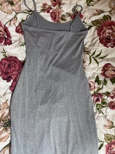 Savana Grey Fistail Dress