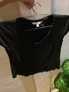 Black Crop Top