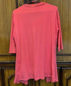 Coral Lace Top &amp; Cardigan