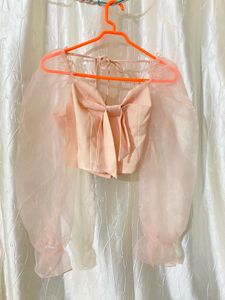 Crop Top | Peach