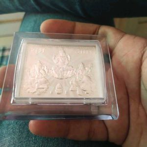999 Pure Silver Lakshmi Saraswati Ganesh Frame