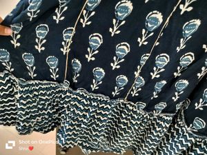 Blue Gawn Kurti