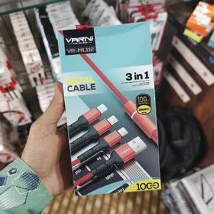 NEW 3 IN 1  METAL CABEL✅