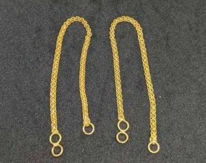 Pack of 2 Thin and Think Mati Gold Plated