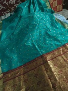 Sea Green Saree