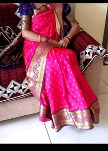 Paithani Saari With Stich Blouse