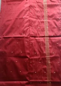 Elegant Maroon Saree