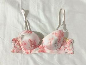 Floral Print Bra