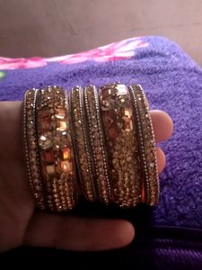 Bangles With Diamond Work