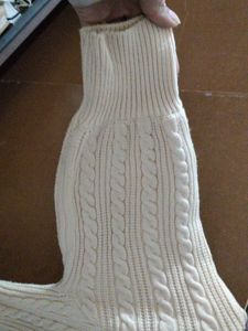 Elegant Cream Knit Sweater