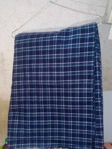 Blue  Winter  Shirt Cloth Withiut Stiching 400/m