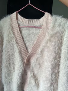 Fluffy Knit Cardigan