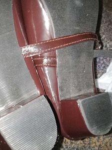 Coffee Brown Patent Leather Mary Janes