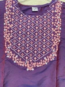 Beautiful Embroidery Kurti 💜