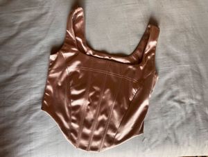 pink corset top
