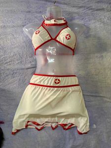 Women's Sexy Nurse Lingerie Set - 4-Piece