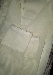 Elegant White Sheer Top