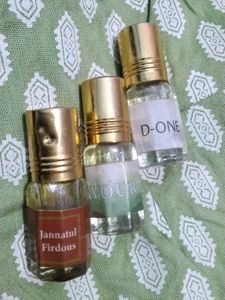 Hasi Perfume Oil pack of three full bottles