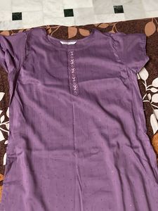 Purple Colour Kurti