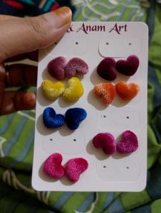 Heart Stud Earrings