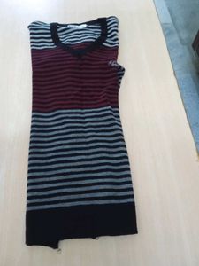 Striped V-Neck Sweater