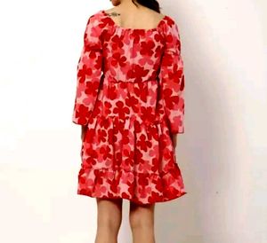 Floral Print Mini Dress