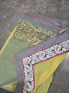 Elegant Saree with Blouse Piece