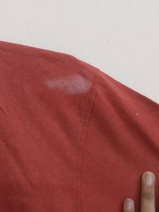 Orange Graphic Print T-shirt