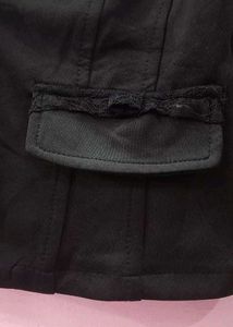 Korean Style Black Sexy Coat