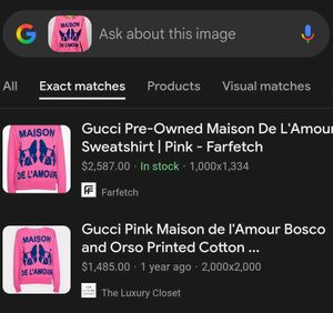 Gucci Pre-Owned Maison De L&#39;Amour Sweatshirt | Pin