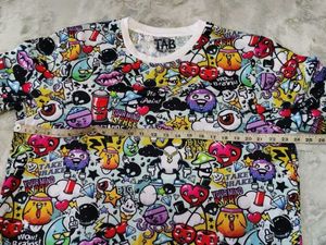 Cartoon Print T-shirt