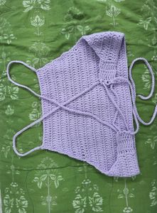 Backless Crochet Crop Top