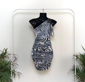 Multi Colour Imported Printed Bodycon Dress Women