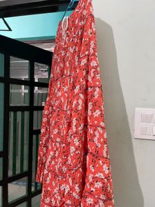 Floral Print Maxi Skirt