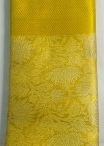 Never Used Elegant Gold Silk Saree