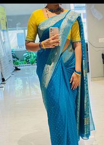 Banarasi Khaddi Georgette Saree