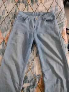 Light Wash Wide Leg Jeans