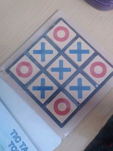 Wooden Tic Tac Toe Game