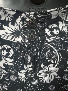 Black Floral Jeggings Stretchable Size 32