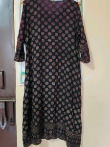 Elegant Floral Print Kurta