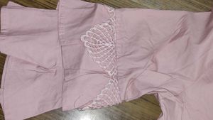 Cute Pink Top with Lace